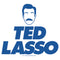 Junior's Ted Lasso Silhouette Outline Face Logo T-Shirt