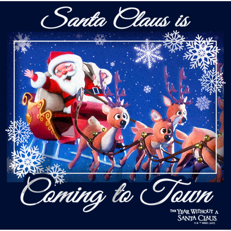 Boy's The Year Without a Santa Claus Santa Claus is Coming to Town T-Shirt