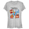 Junior's The Year Without a Santa Claus Character Panel T-Shirt