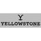 Men's Yellowstone White Dutton Ranch Brand Logo T-Shirt