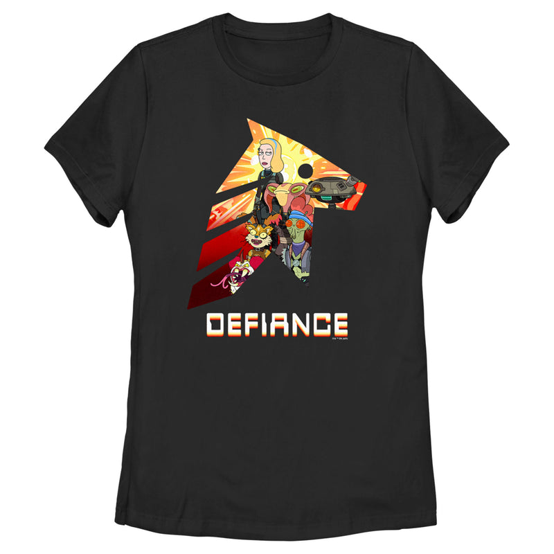 Women's Rick And Morty Space Beth Defiance T-Shirt
