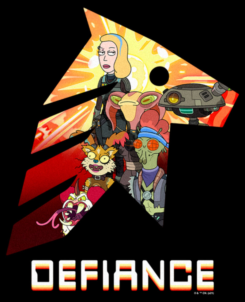 Women's Rick And Morty Space Beth Defiance T-Shirt