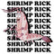 Men's Rick And Morty Shrimp Rick Name Stack T-Shirt