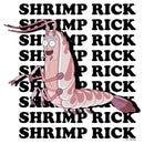 Junior's Rick And Morty Shrimp Rick Name Stack T-Shirt