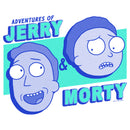 Men's Rick And Morty Adventures of Jerry & Morty T-Shirt