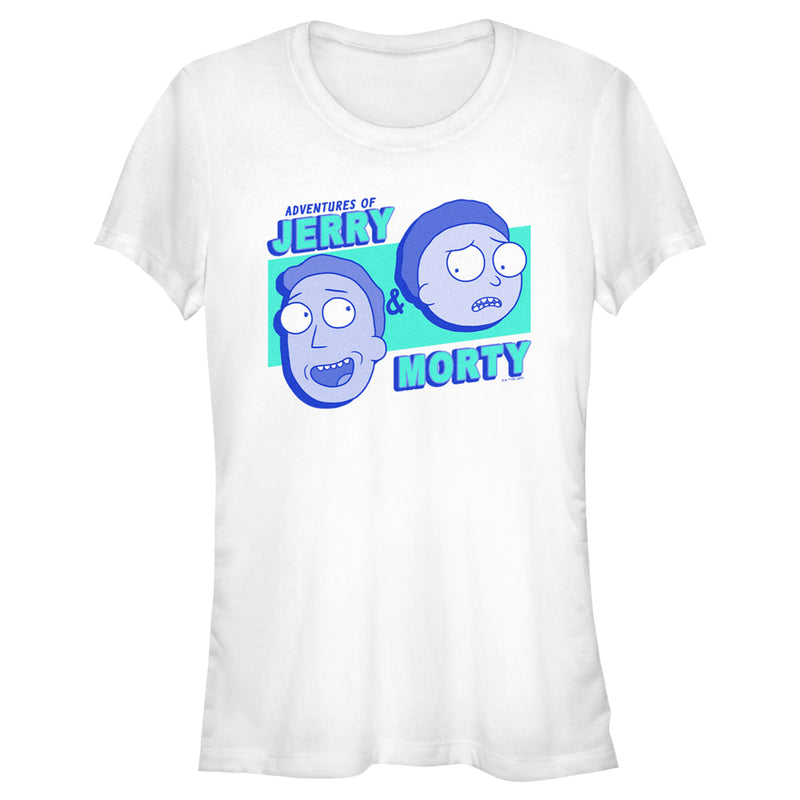 Junior's Rick And Morty Adventures of Jerry & Morty T-Shirt