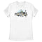 Women's Rick And Morty Cool Captain and His Spaceship T-Shirt