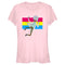 Junior's Rick And Morty Pansexual Flag Rick T-Shirt
