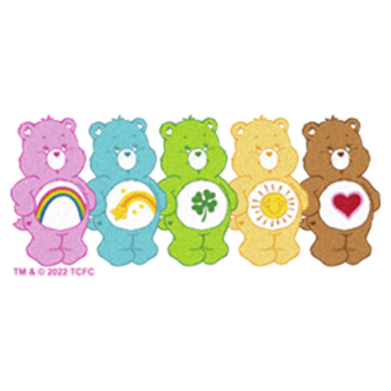 Infant's Care Bears Line Up Group Bears Onesie