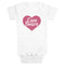 Infant's Care Bears Pink Heart Logo Onesie