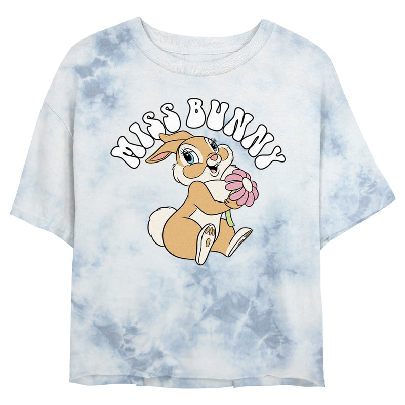Junior's Bambi Miss Bunny Portrait T-Shirt