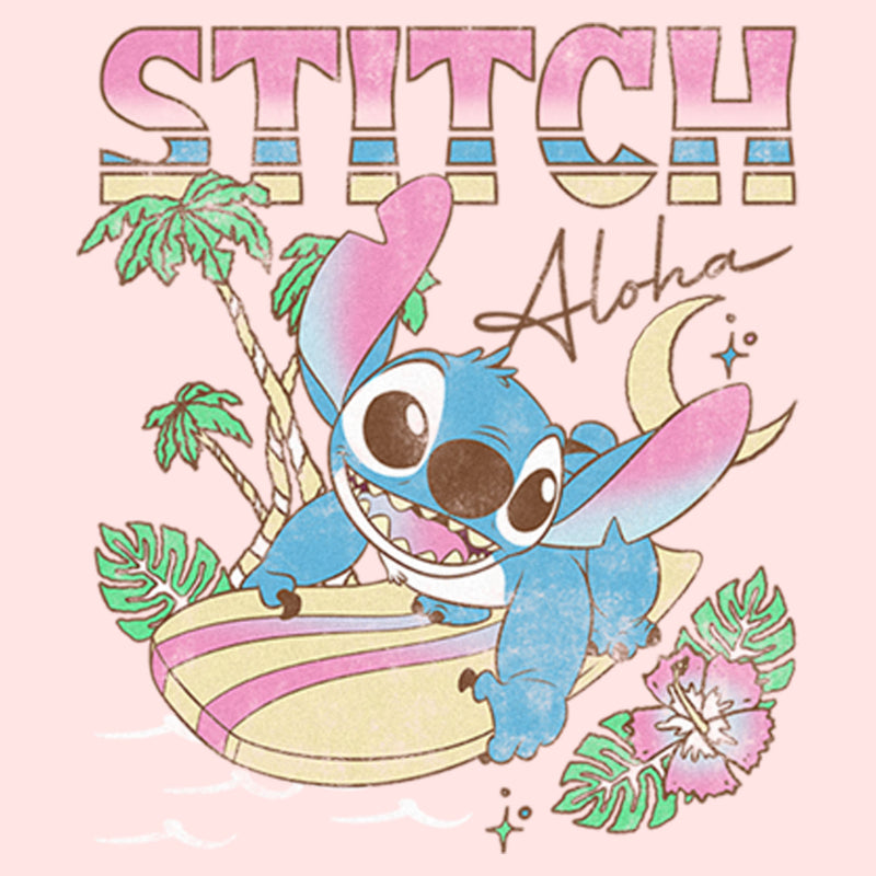 Toddler's Lilo & Stitch Distressed Surfing Stitch T-Shirt