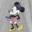 Girl's Minnie Mouse Patriotic Fourth of July Outfit T-Shirt
