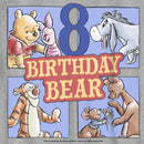 Boy's Winnie the Pooh 8 Birthday Bear T-Shirt