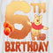 Boy's Winnie the Pooh 6th Birthday Pooh Bear T-Shirt