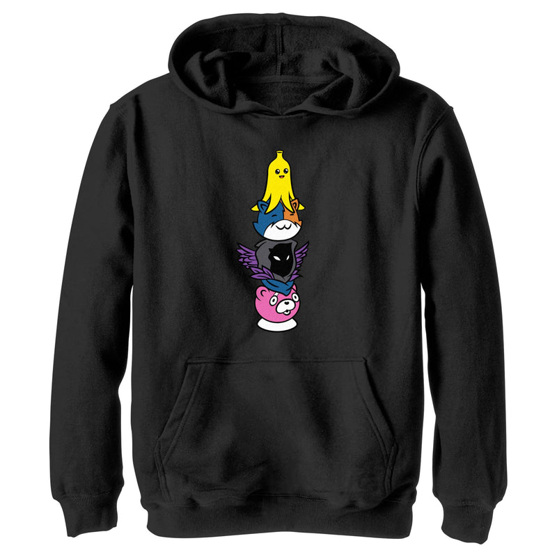 Boy's Fortnite Character Stack Pull Over Hoodie