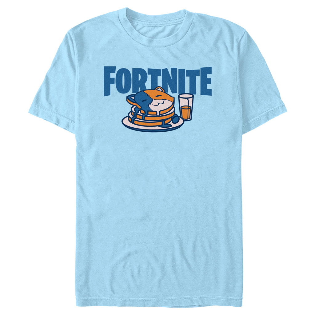 Men s Fortnite Meowscles Pancakes T Shirt