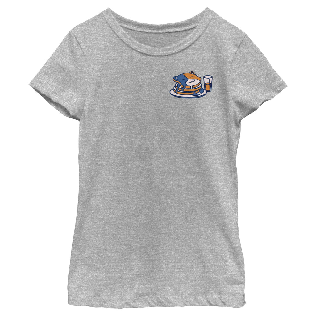 Girl s Fortnite Small Meowscles Pancakes T Shirt Fifth Sun