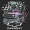 Junior's General Motors Distressed Pastel Chevrolet Trucks Sweatshirt