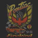 Junior's General Motors Distressed Retro Pontiac Firebird Logo Sweatshirt