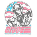 Men's GI Joe Snake Eyes Distressed America Flag T-Shirt