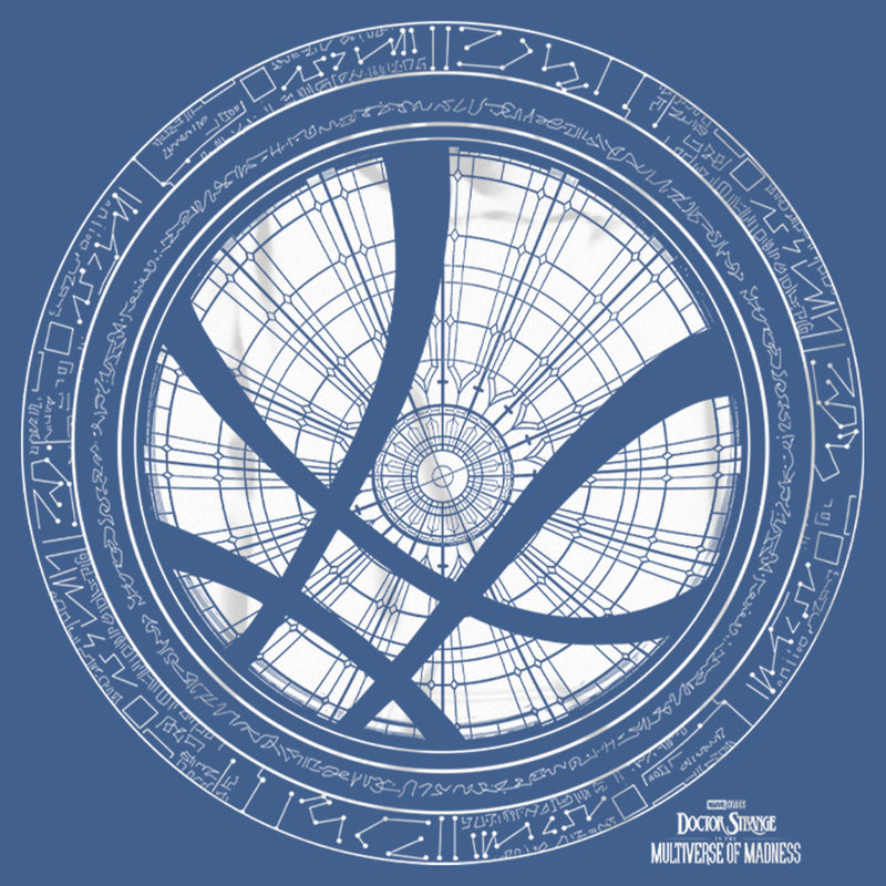 Boy's Marvel Doctor Strange in the Multiverse of Madness White Sanctum Sanctorum Logo Pull Over Hoodie
