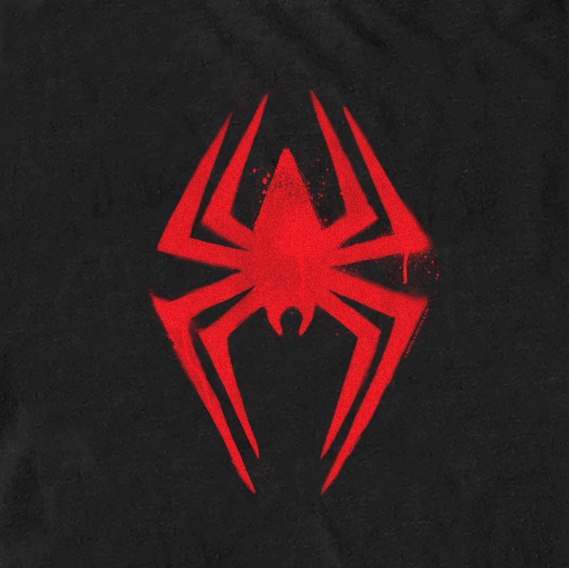 Men's Spider-Man: Across the Spider-Verse Spray Paint Spider Logo T-Shirt