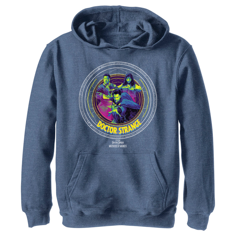 Boy's Marvel Doctor Strange in the Multiverse of Madness Character Logo Pull Over Hoodie