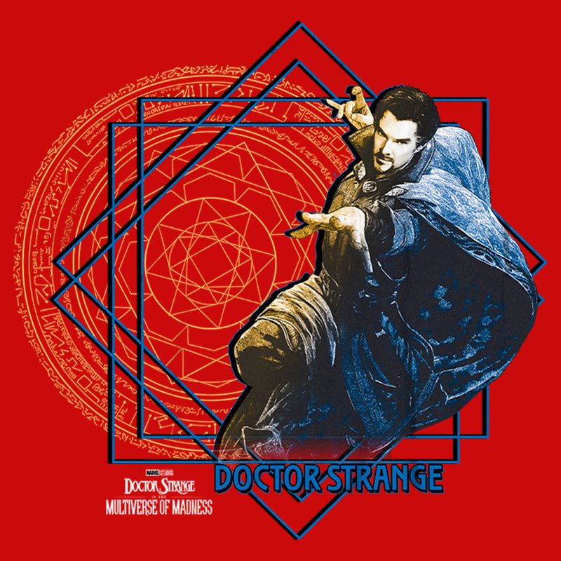 Boy's Marvel Doctor Strange in the Multiverse of Madness Geometric Strange T-Shirt