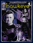 Boy's Marvel Hawkeye Bishop and Lucky the Pizza Dog Comic Cover T-Shirt