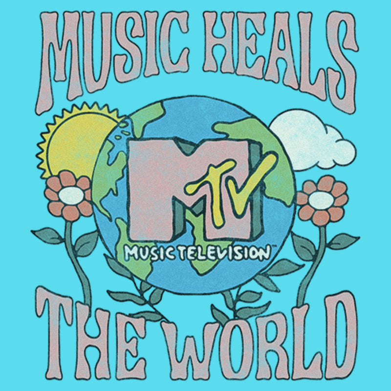 Girl's MTV Music Heals the World Logo T-Shirt
