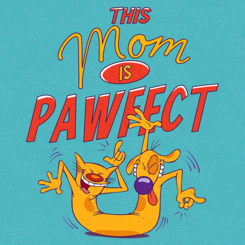 Women's Catdog This Mom Is Pawfect Racerback Tank Top