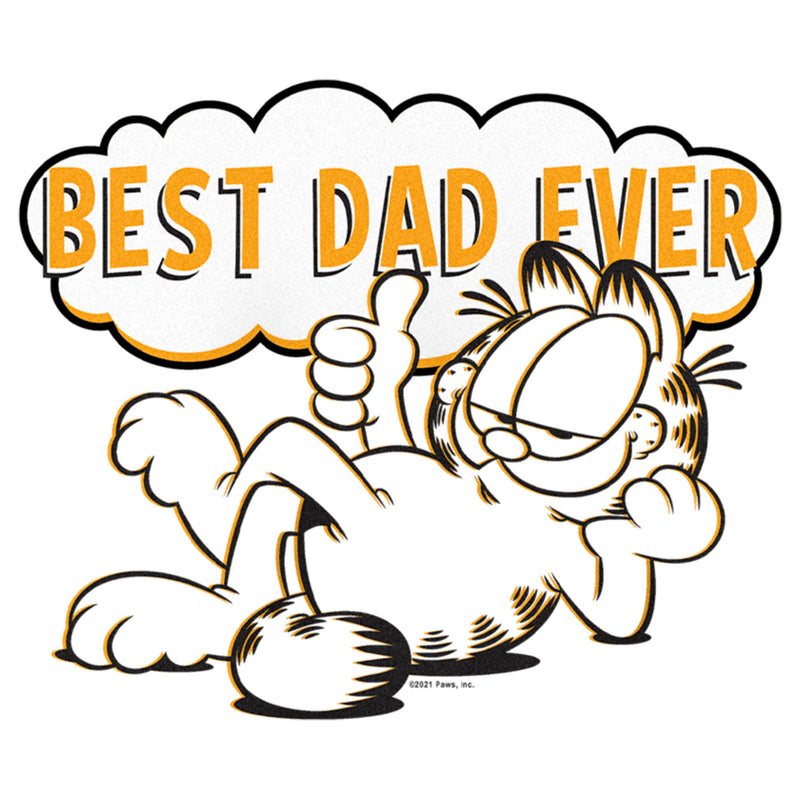 Girl's Garfield Best Dad Ever T-Shirt