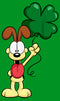 Boy's Garfield St. Patrick's Day Odie Shamrock Balloon T-Shirt