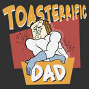 Men's The Ren & Stimpy Show Powdered Toast Man Toasterrific Dad Pull Over Hoodie