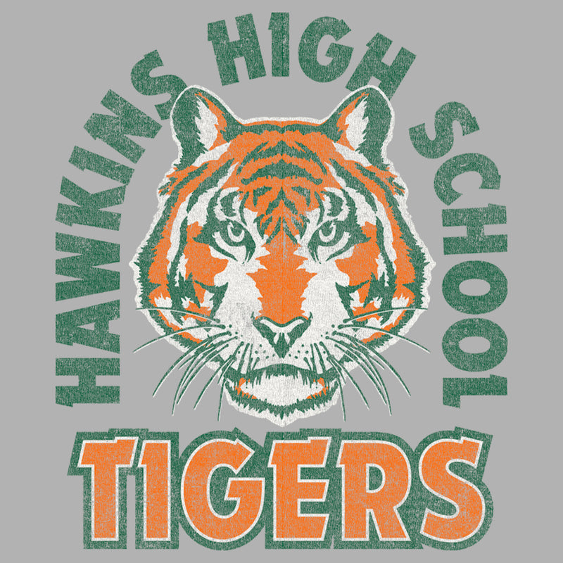 Boy's Stranger Things Retro Hawkins High School Tigers T-Shirt