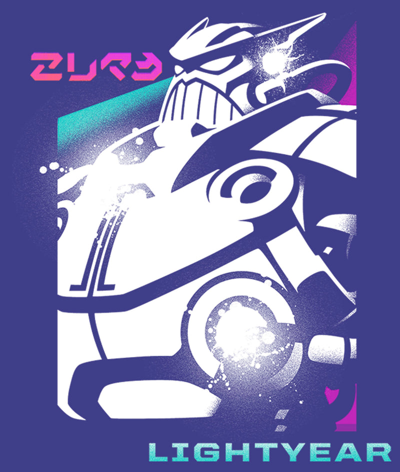 Men's Lightyear Emperor Zurg Paint Splatter Poster T-Shirt