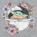 Men's Star Wars: The Mandalorian The Child Floral Bassinet Sweatshirt