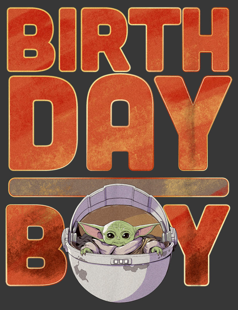 Boy's Star Wars: The Mandalorian Birthday Grogu T-Shirt
