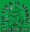 Junior's Star Wars: The Mandalorian St. Patrick's Day Grogu The Luck is Strong with this One T-Shirt