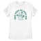 Women's Star Wars: The Mandalorian St. Patrick's Day Grogu May Luck be with You Retro T-Shirt