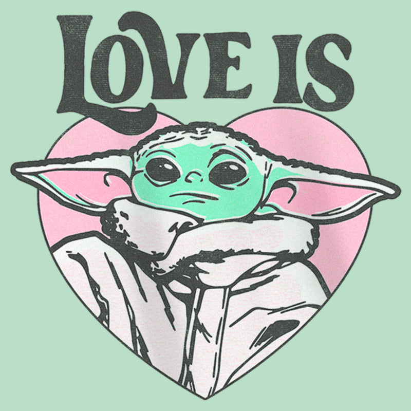 Girl's Star Wars: The Mandalorian Love is Grogu T-Shirt