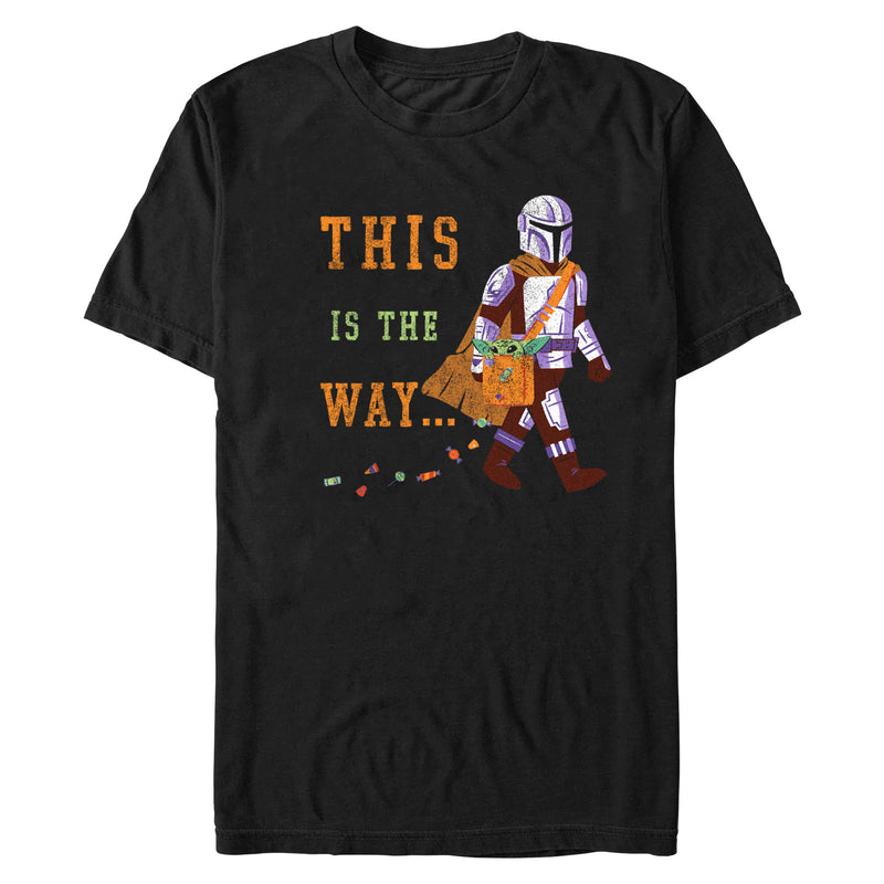 Men's Star Wars: The Mandalorian Halloween This is the Way Treats T-Shirt