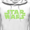 Men's Star Wars: The Empire Strikes Back Green Logo Back Poster Pull Over Hoodie