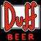 Men's The Simpsons Duff Beer Logo Long Sleeve Shirt