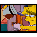 Men's The Simpsons Lisa Coffee Pull Over Hoodie