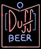 Men's The Simpsons Duff Beer Neon Sign Long Sleeve Shirt