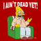 Men's The Simpsons Grandpa Simpson I Ain't Dead Yet Quote T-Shirt