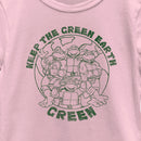 Girl's Teenage Mutant Ninja Turtles Keep the Earth Green T-Shirt