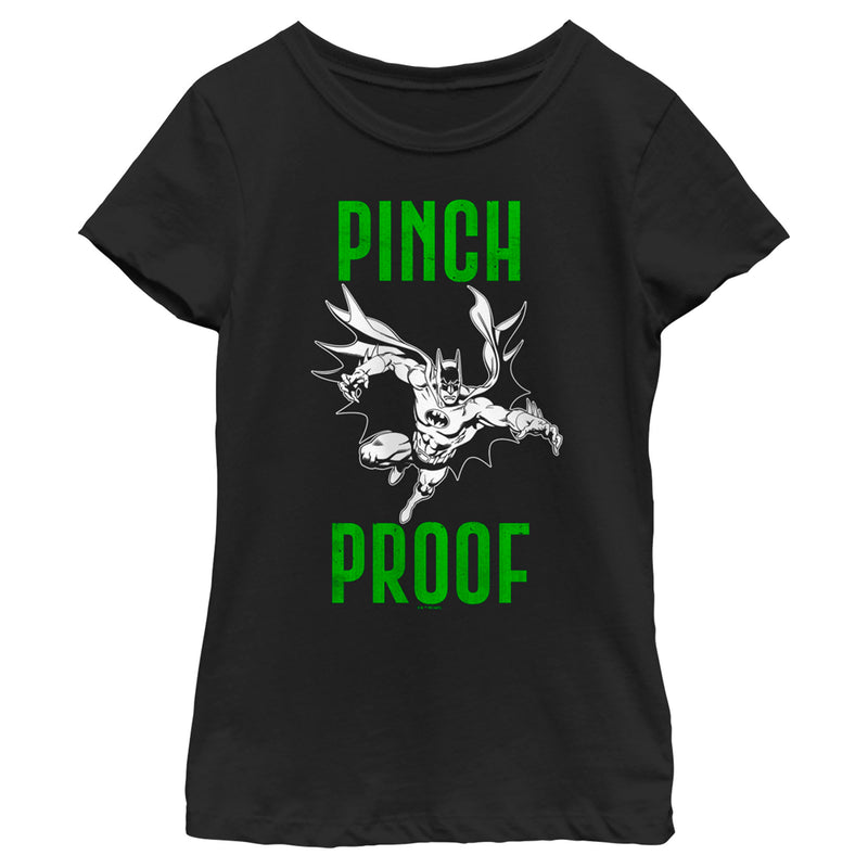 Girl's Batman St. Patrick's Day Pinch Proof T-Shirt